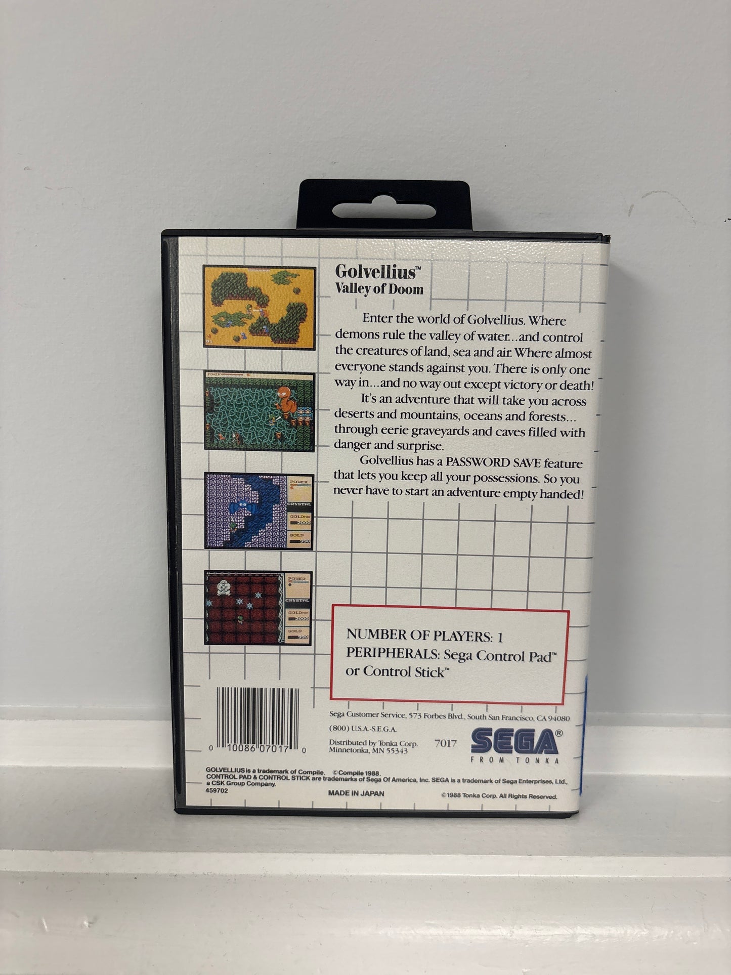 Golvellius Valley of Doom - Sega Master System