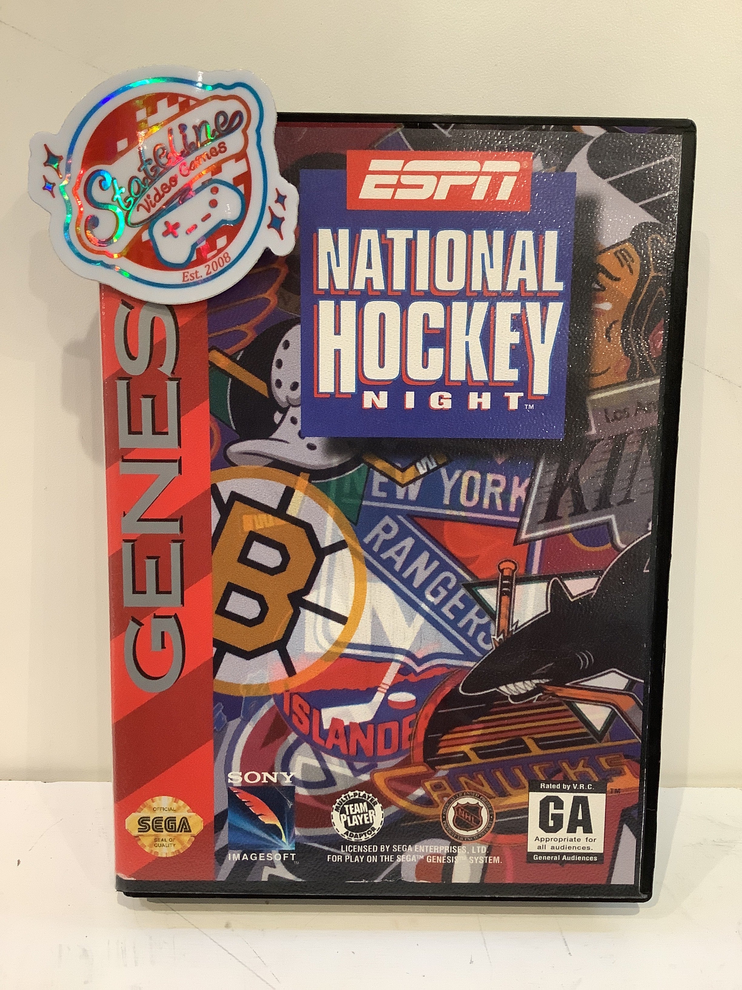 ESPN National Hockey Night - Sega Genesis – Stateline Video Games Inc.