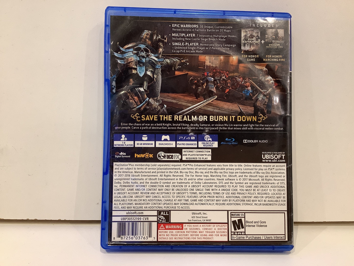 For Honor [Marching Fire Edition] - Playstation 4