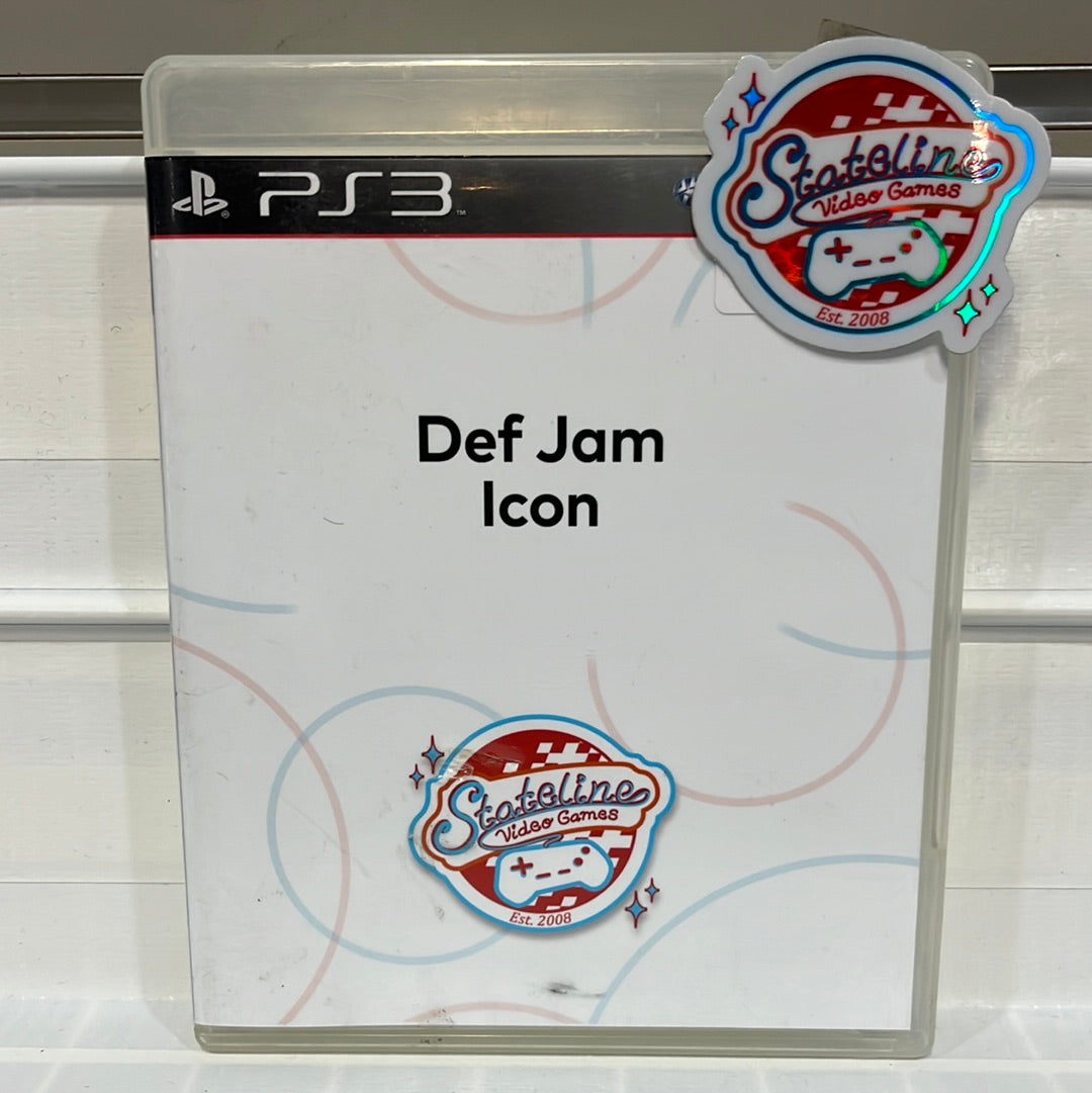 Def Jam Icon - Playstation 3