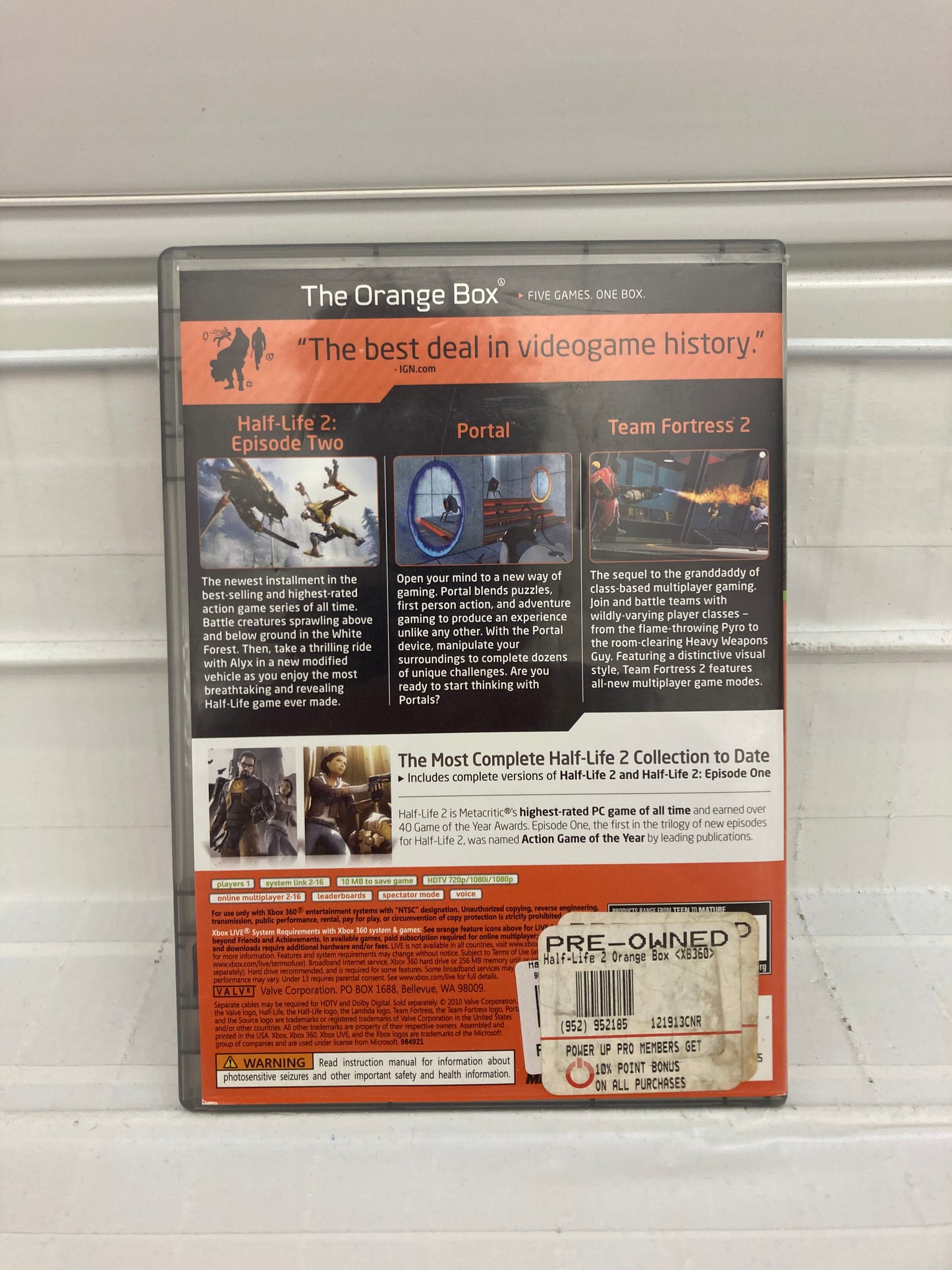 Orange Box [Platinum Hits] - Xbox 360