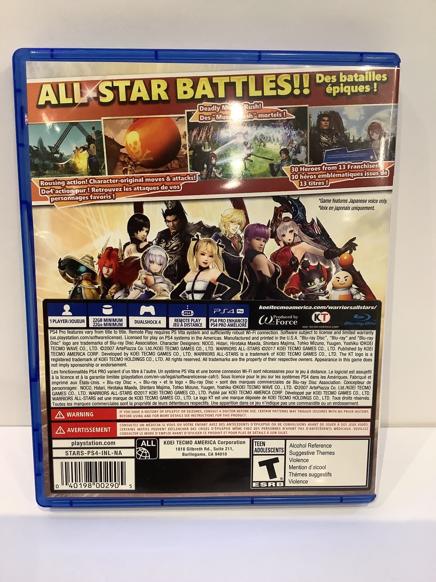 Warriors All-Stars - Playstation 4