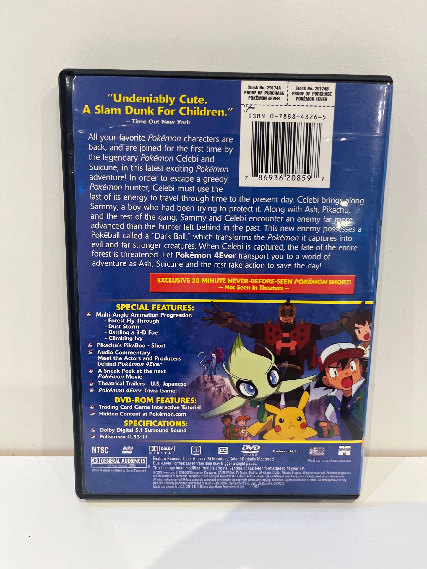 Pokemon 4Ever - DVD