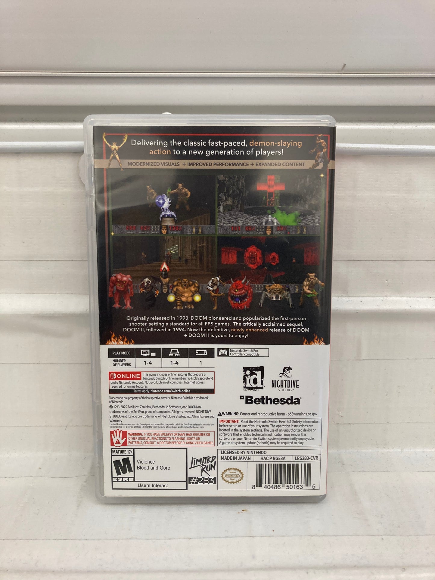 DOOM + DOOM II - Nintendo Switch