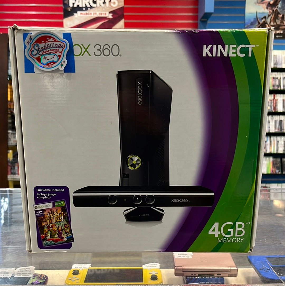 Xbox 360 Slim - Kinect Bundle Box Front