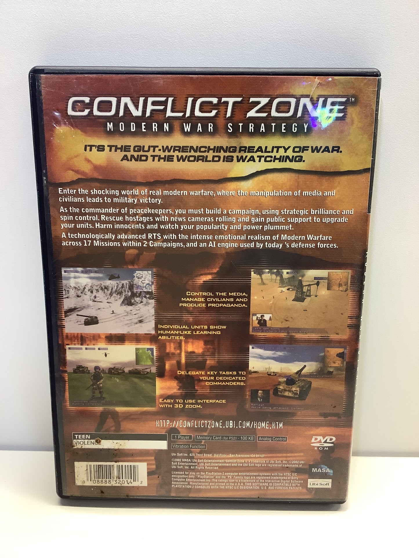 Conflict Zone Modern War Strategy - Playstation 2