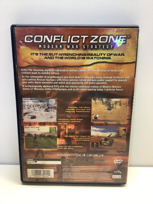 Conflict Zone Modern War Strategy - Playstation 2