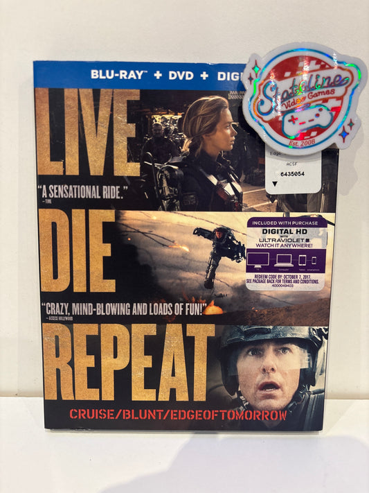 Live. Die. Repeat. Edge of Tomorow - Blu-Ray