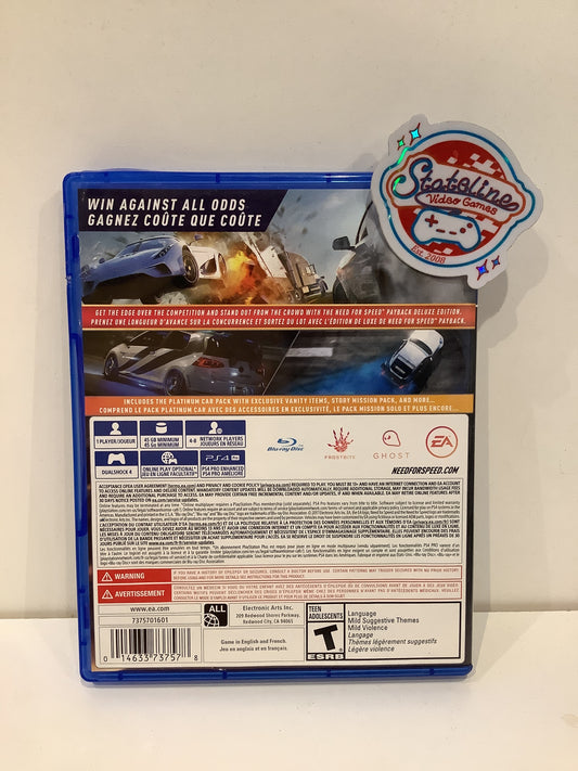 Need for Speed Payback [Deluxe Edition] - Playstation 4