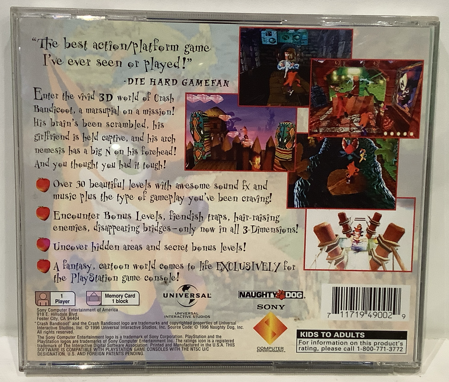 Crash Bandicoot [Greatest Hits] - Playstation