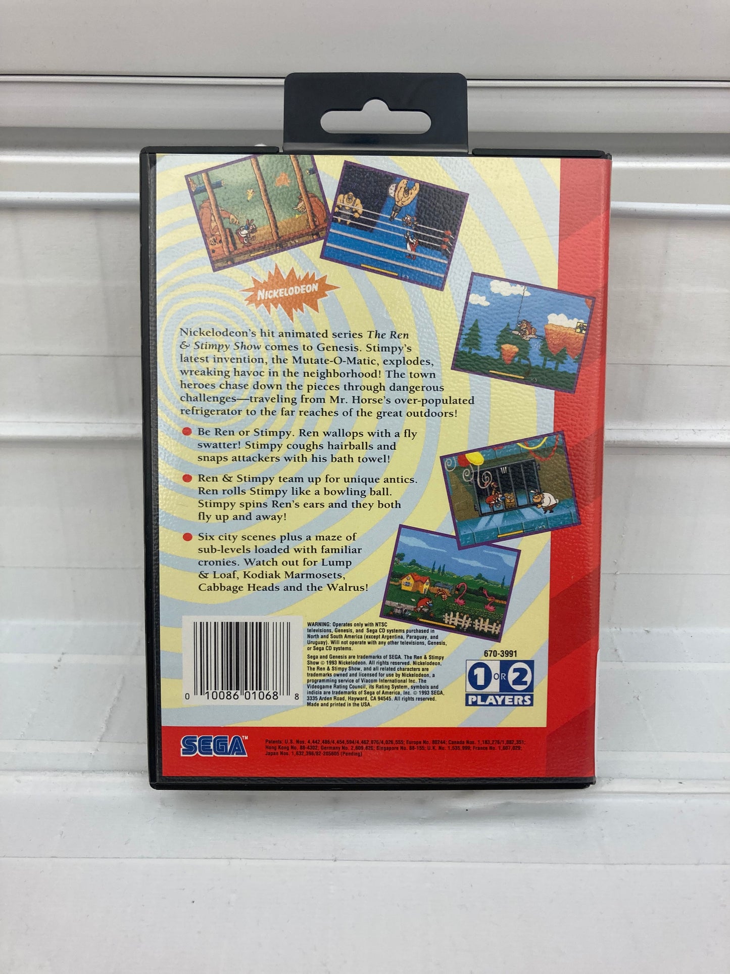 The Ren and Stimpy Show Stimpy's Invention - Sega Genesis