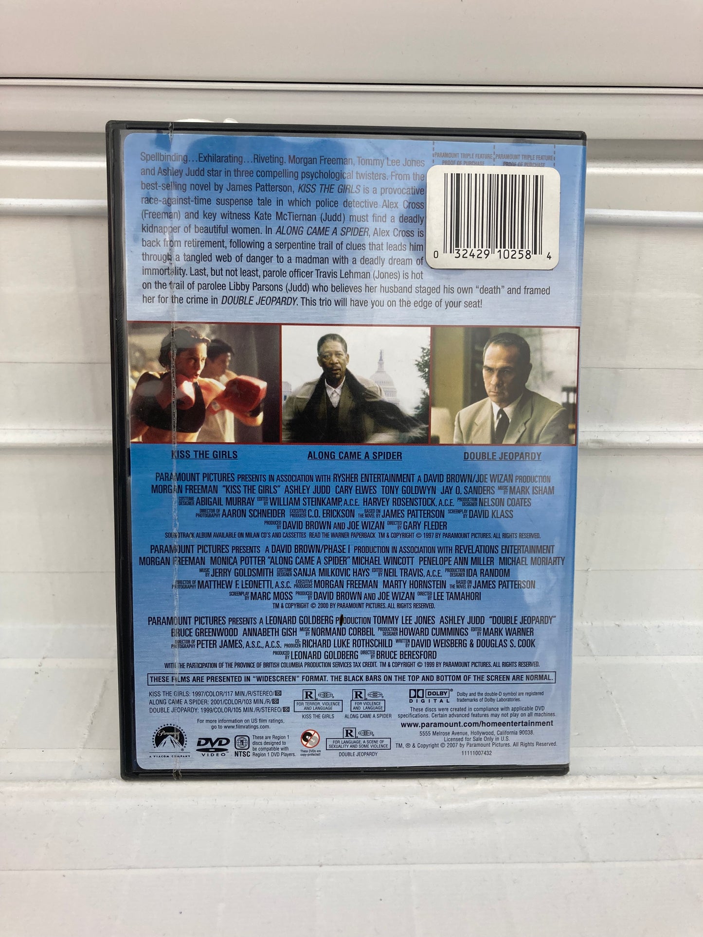 Kiss The Girls/ Along Came A Spider/ Double Jeopardy - DVD