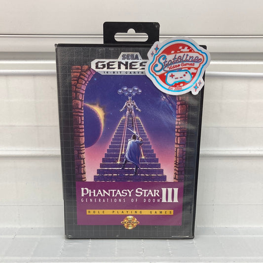 Phantasy Star III Generations of Doom - Sega Genesis