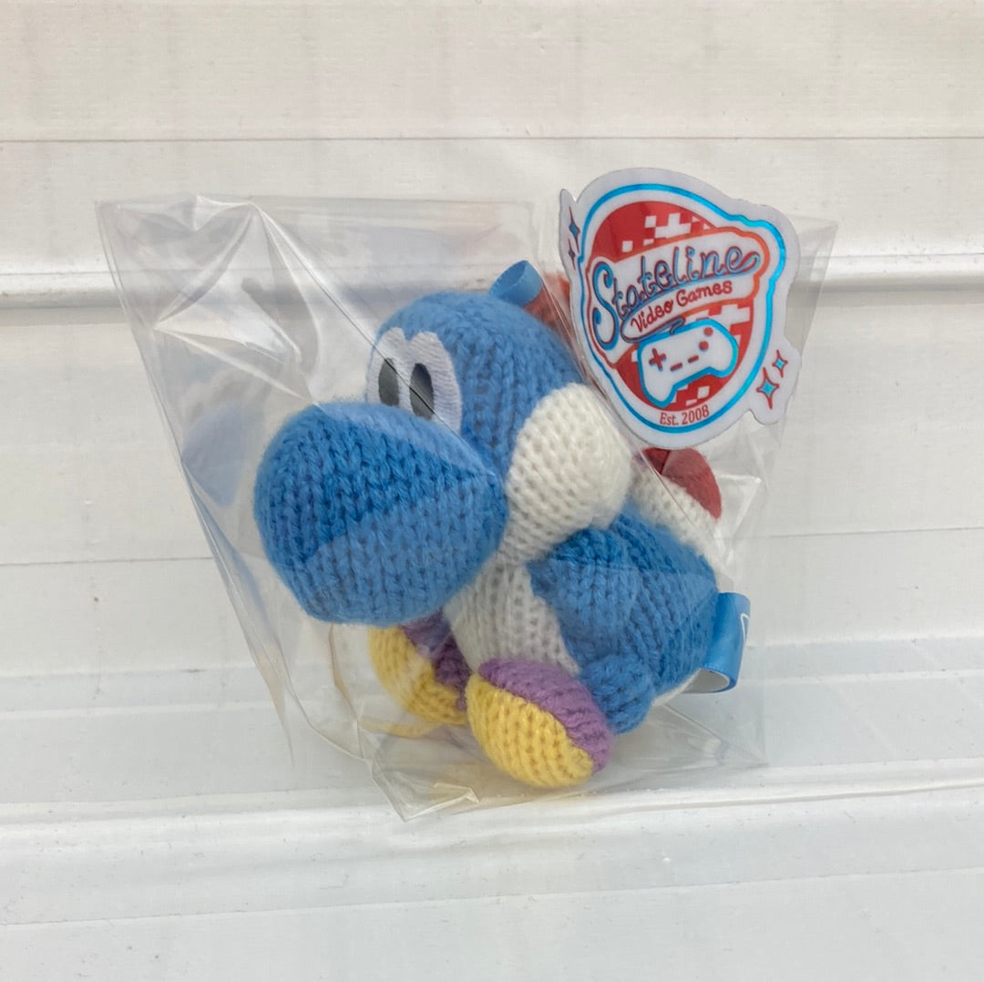 Yarn Yoshi - Blue - Amiibo