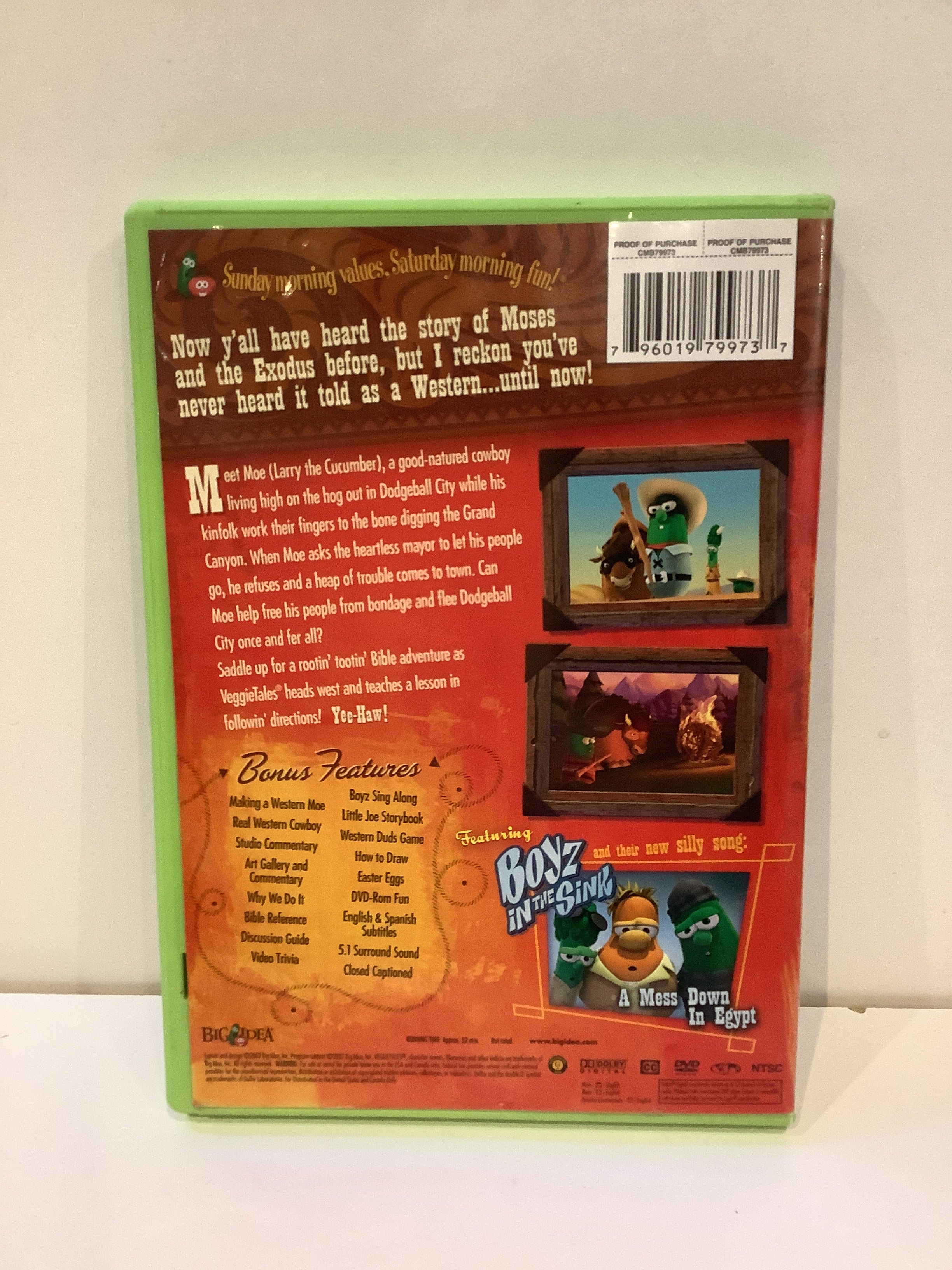 ミュージック DVD Veggie Tales: Moe and the Big Exit - DVD – Stateline Video Games Inc.