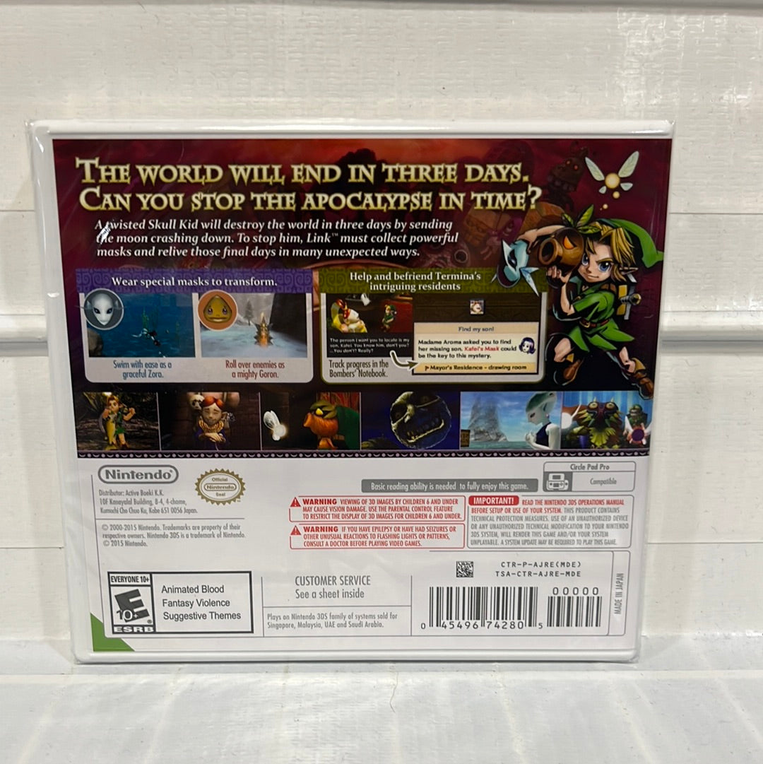 Nintendo 3DS Zelda Majora’s Mask 3D•海外版 Zelda Majora's Mask 3D 3DS 1st Print NTSC USA Brand New CGC GRADED