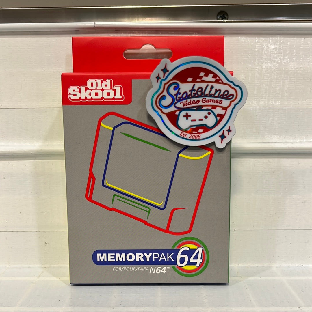 Old Skool Memory Pak 64 256KB - N64