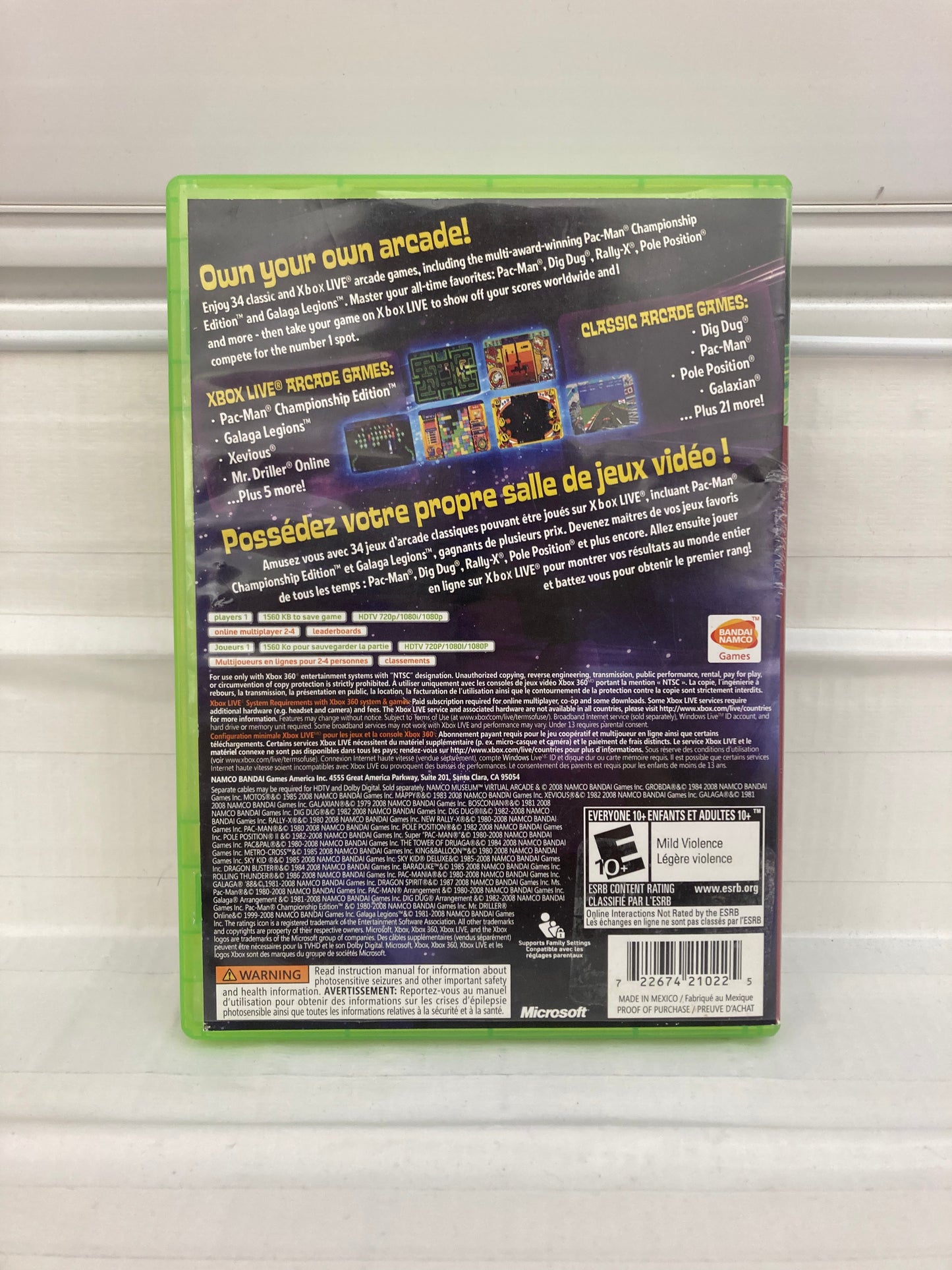Namco Museum Virtual Arcade - Xbox 360