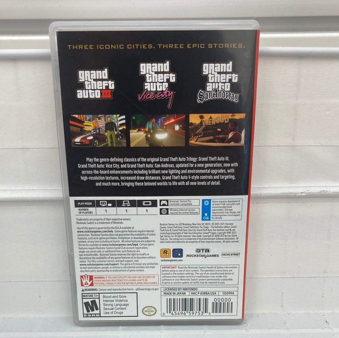 Gta Trilogy Gta In Nintendo Switch Gta Trilogy Is There Gta V For