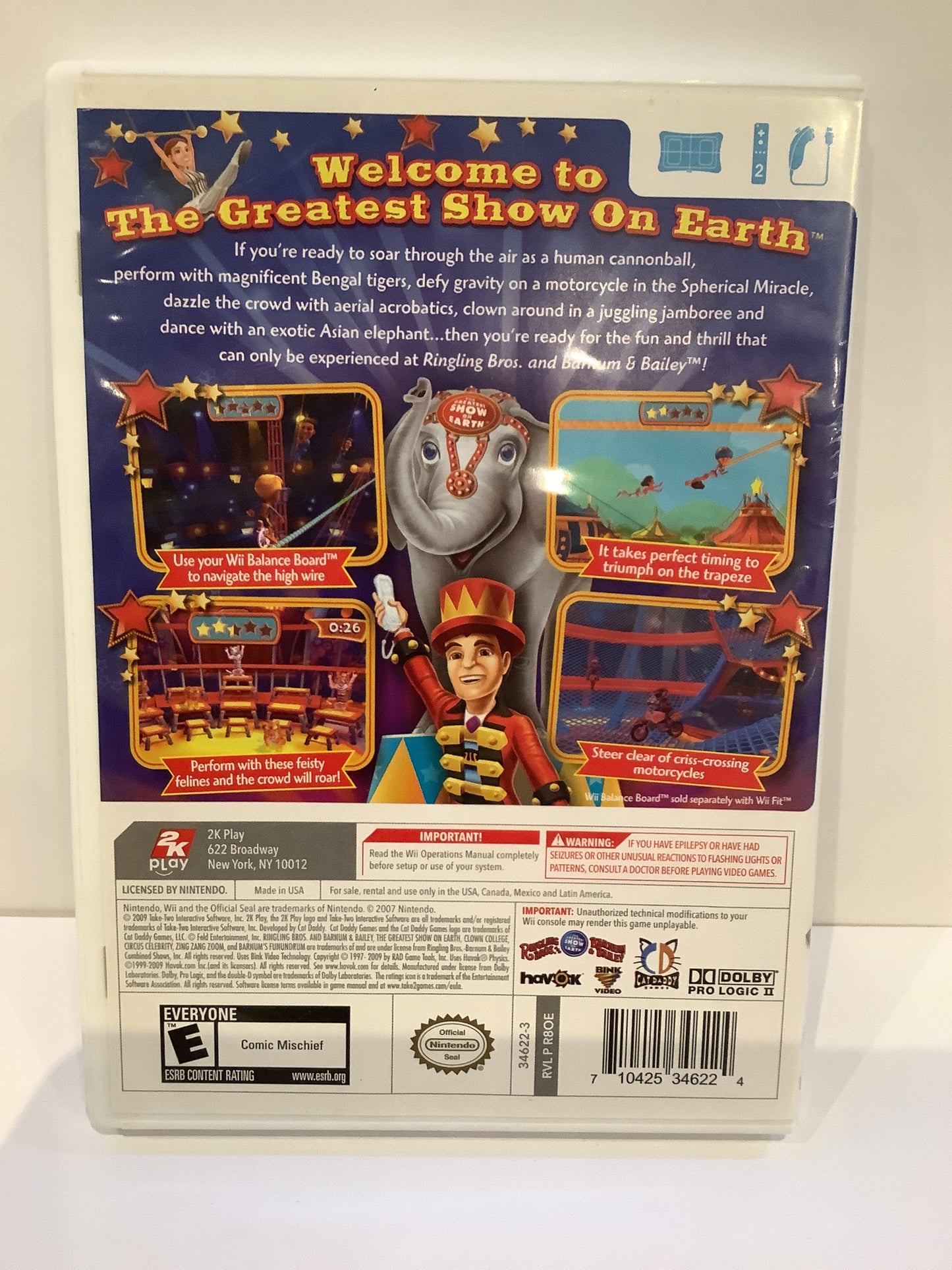 Ringling Bros. and Barnum & Bailey Circus - Wii