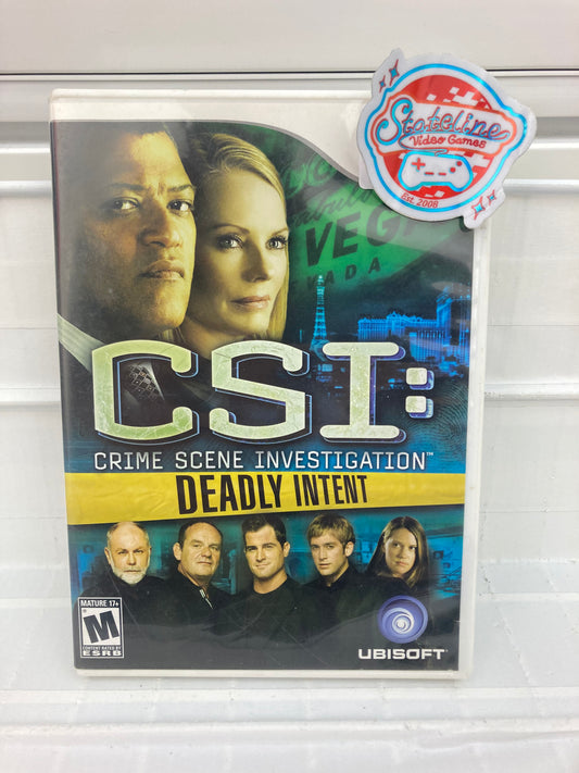CSI: Crime Scene Investigation: Deadly Intent - Wii