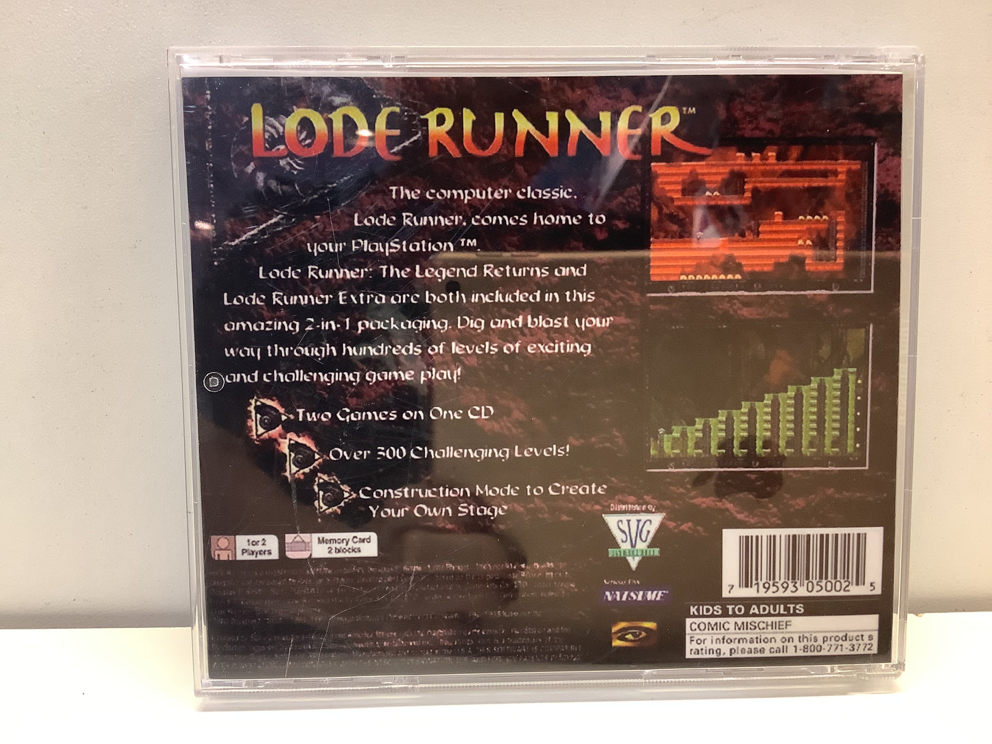 Lode Runner The Legend Returns - Playstation