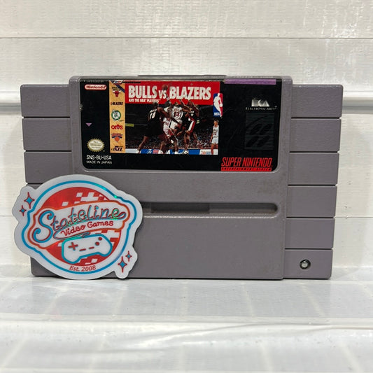 Bulls Vs Blazers and the NBA Playoffs - Super Nintendo