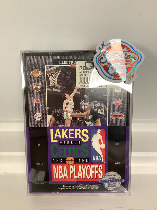Lakers vs. Celtics and the NBA Playoffs [Cardboard Box] - Sega Genesis