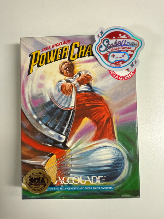 Jack Nicklaus Power Challenge Golf - Sega Genesis