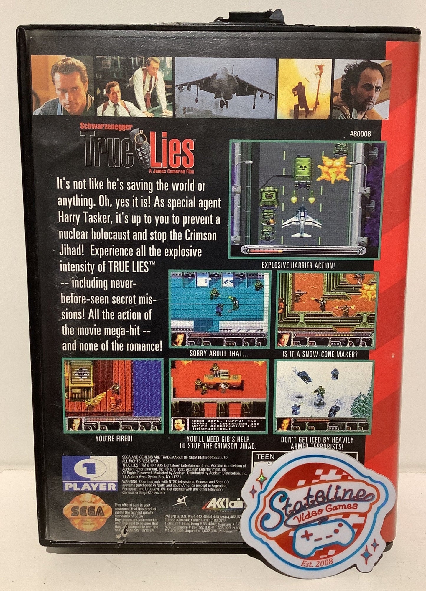 True Lies - Sega Genesis