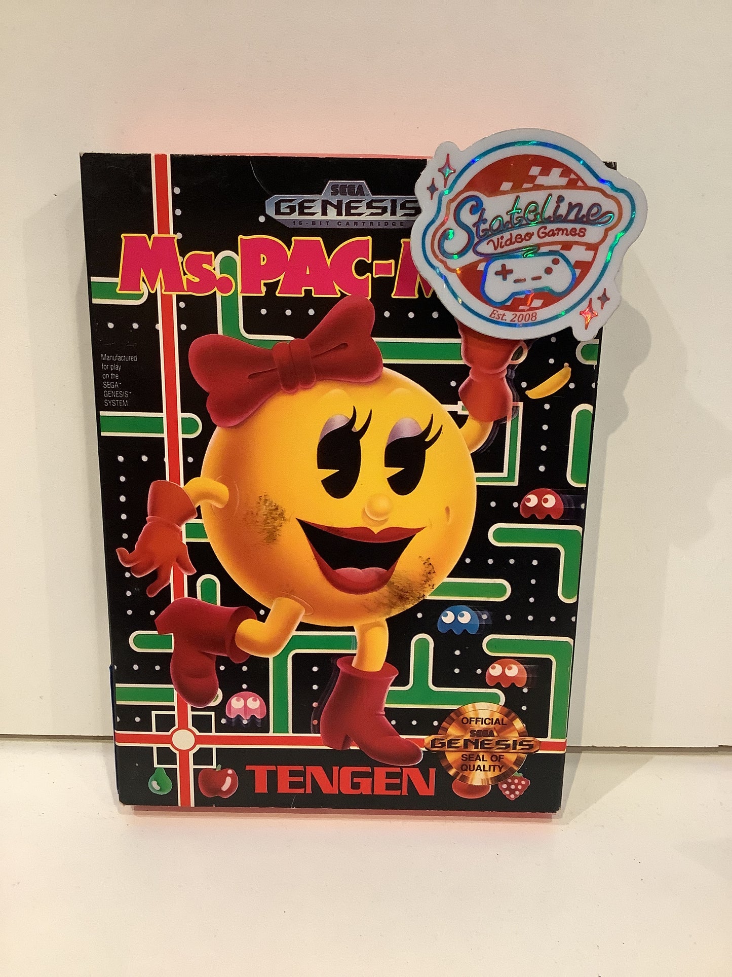 Ms. Pac-Man [Cardboard Box] - Sega Genesis