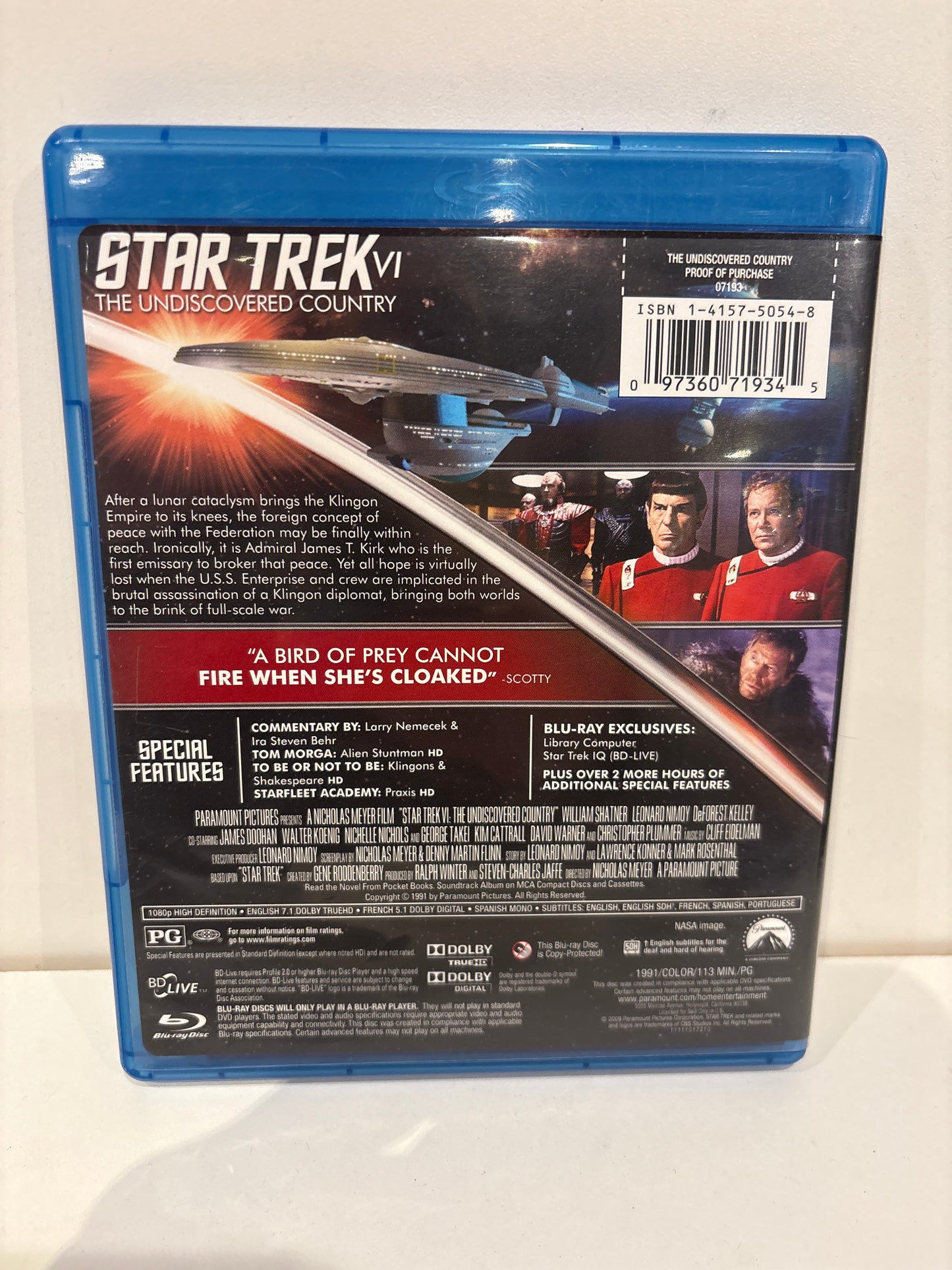 Star Trek VI: The Undiscovered Country - Blu-Ray