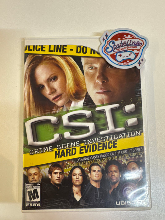CSI Hard Evidence - Wii