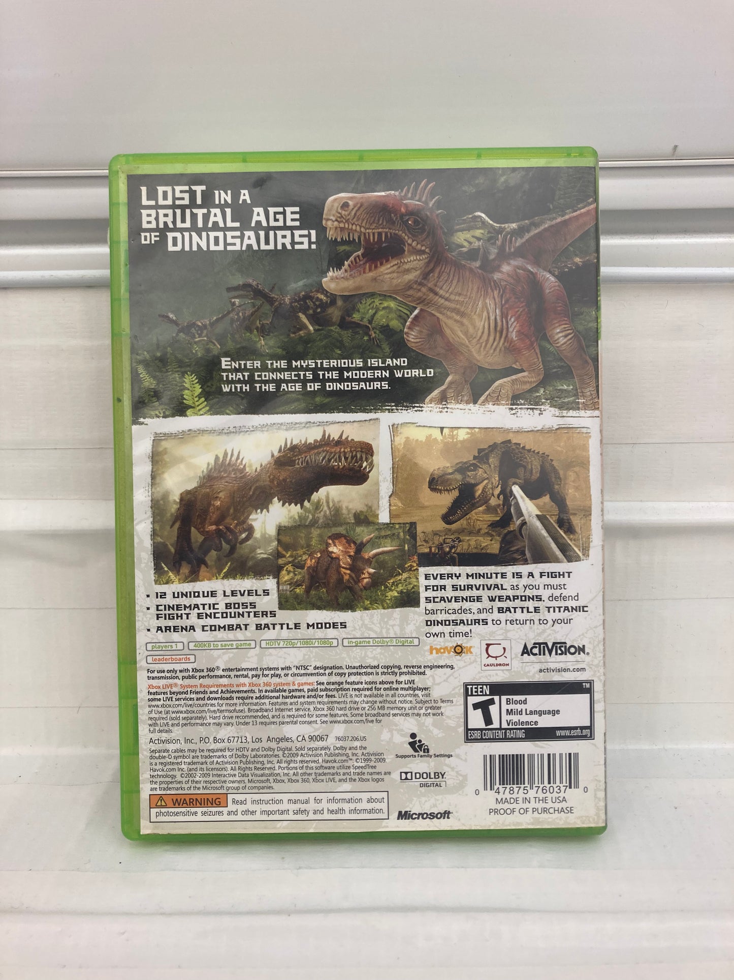 Jurassic: The Hunted - Xbox 360
