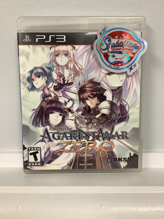 Record of Agarest War Zero - Playstation 3