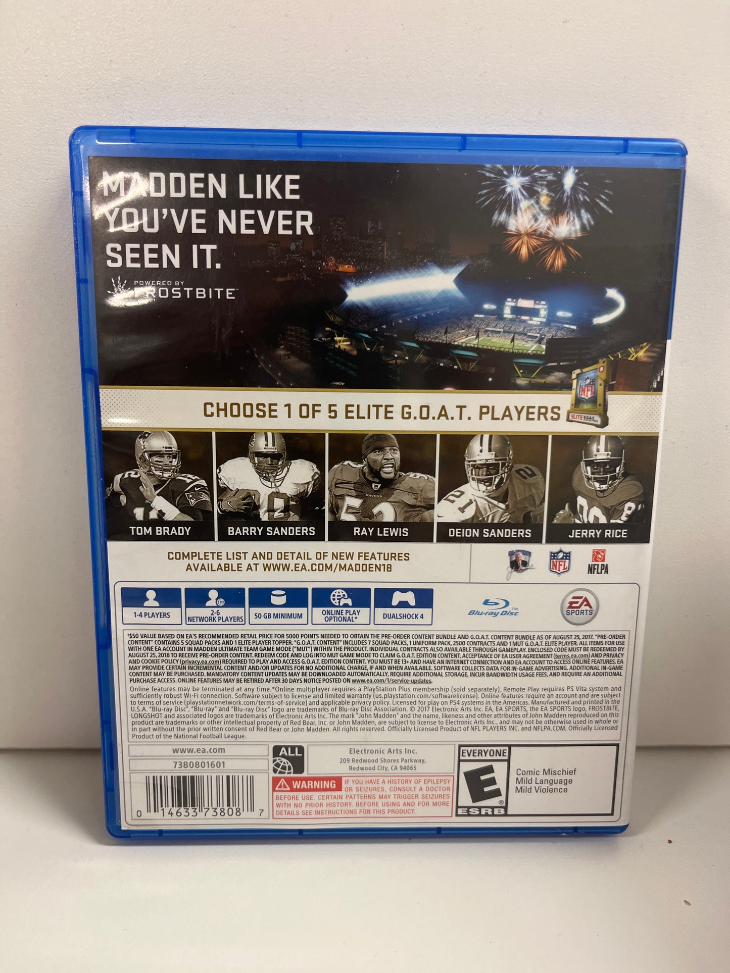 Madden NFL 18 GOAT Edition - Playstation 4