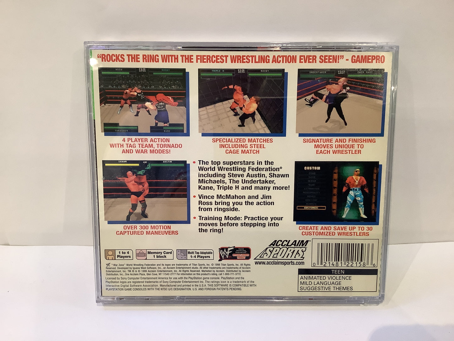 WWF Warzone [Greatest Hits] - Playstation