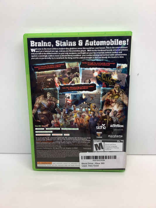 Blood Drive - Xbox 360