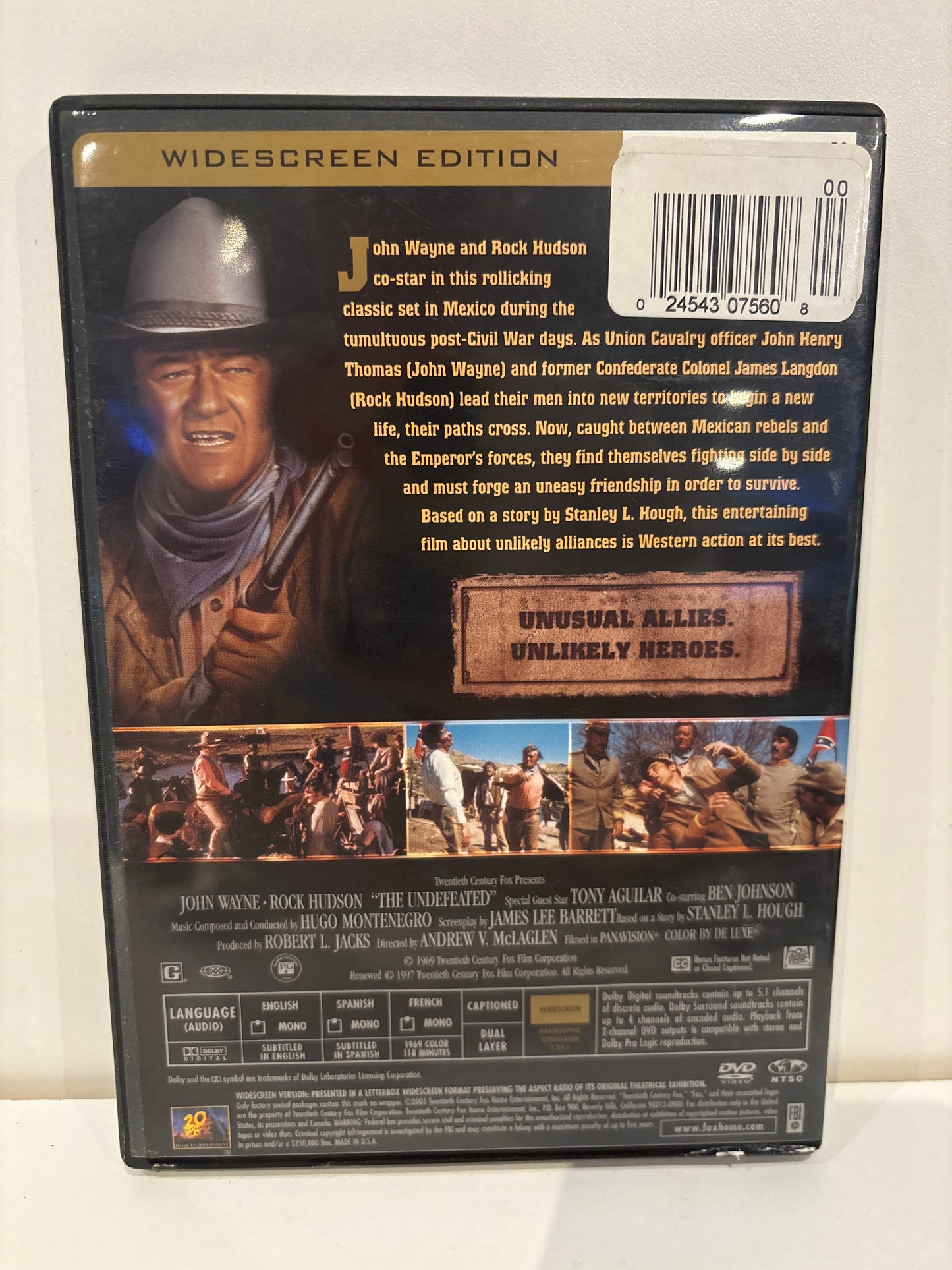 The Undefeated - DVD