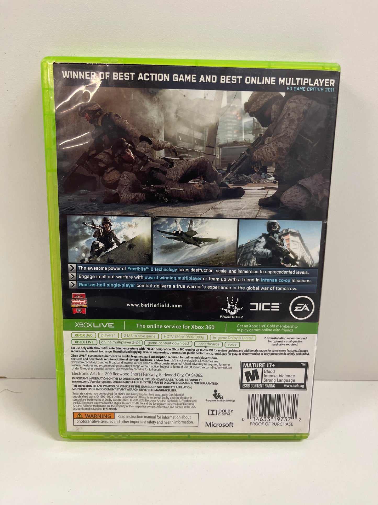 Battlefield 3 [Platinum Hits] - Xbox 360