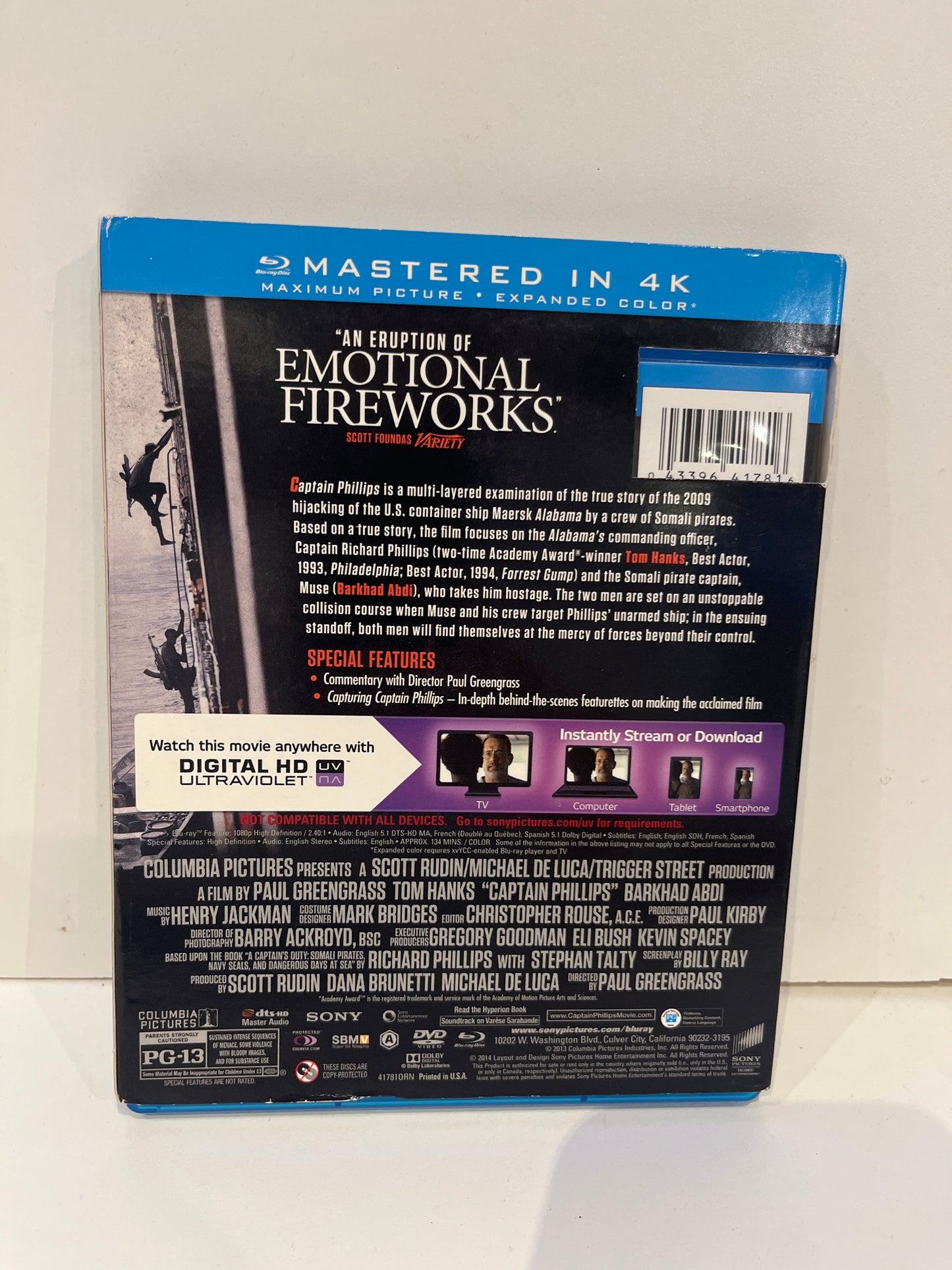 Captain Phillips - Blu-Ray - Blu-Ray