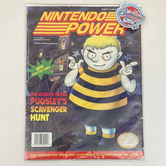 [Volume 45] Addam's Family Pugsley's Scavenger Hunt Nintendo Power