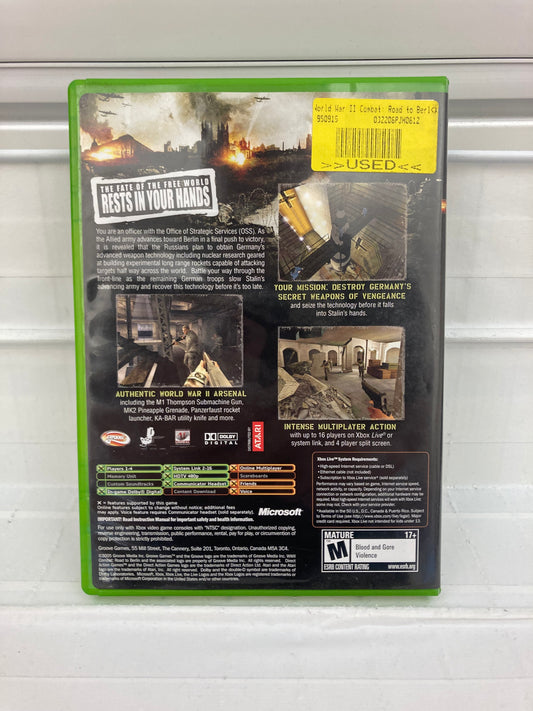 World War II Combat Road To Berlin - Xbox