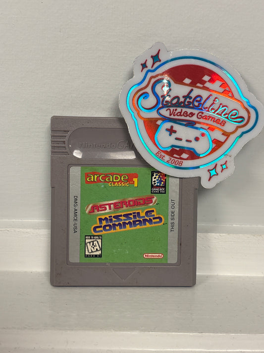 Arcade Classic: Asteroids and Missile Command - GameBoy