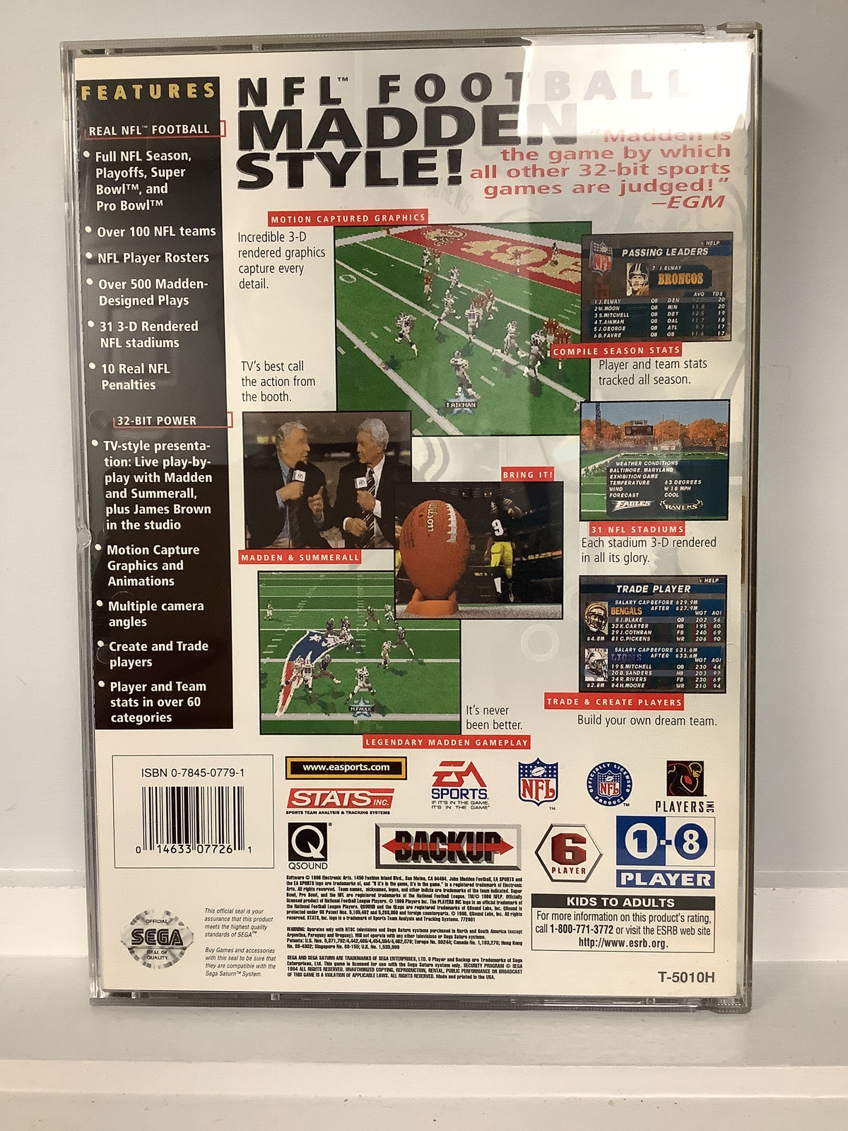 Madden 97 - Sega Saturn