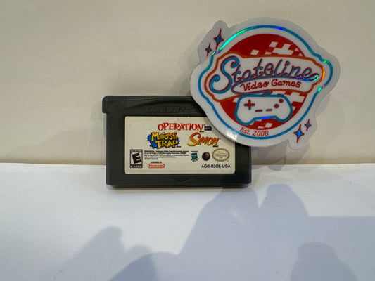 Mouse Trap / Operation / Simon - GameBoy Advance