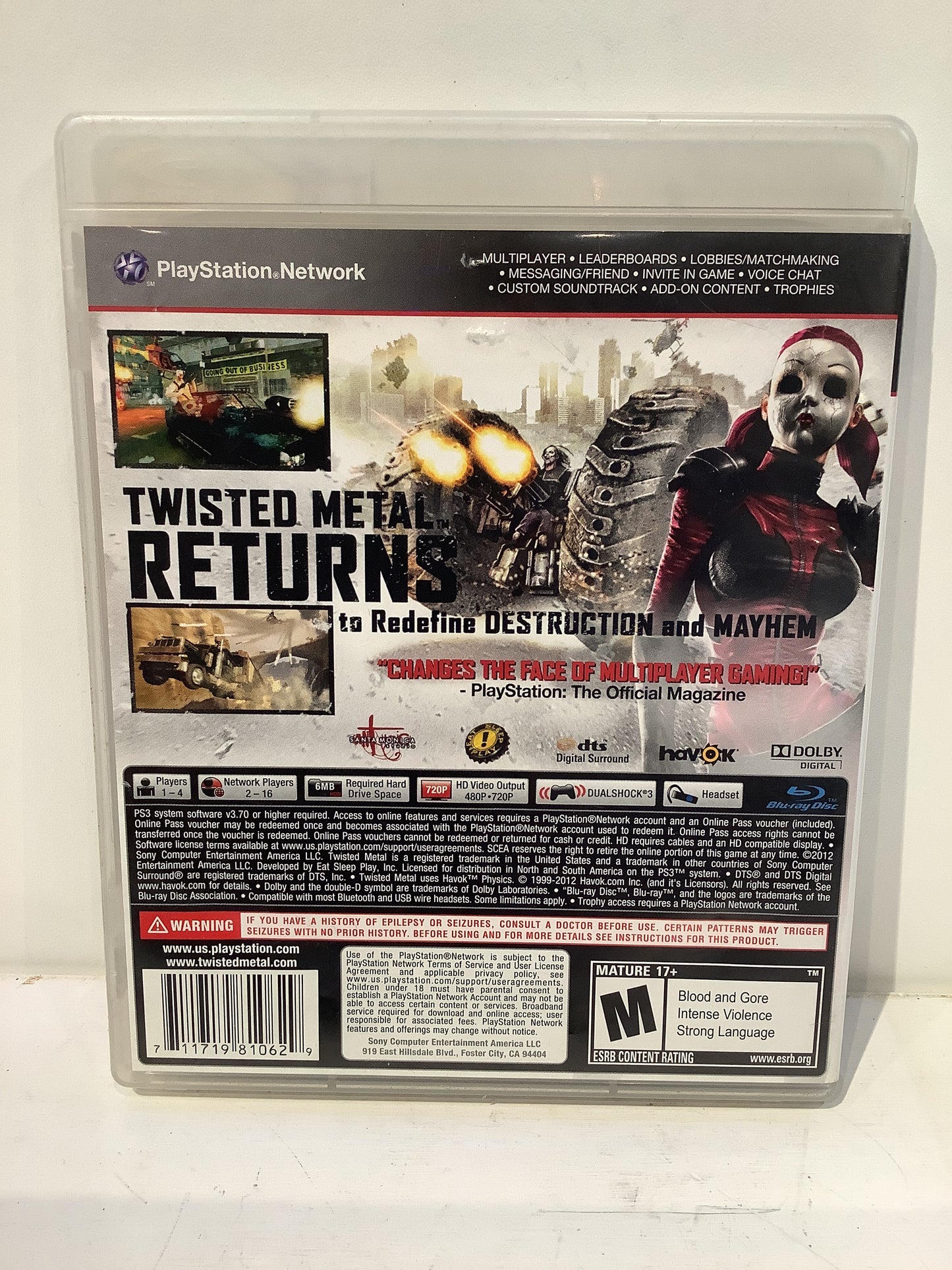 Twisted Metal [Limited Edition] - Playstation 3