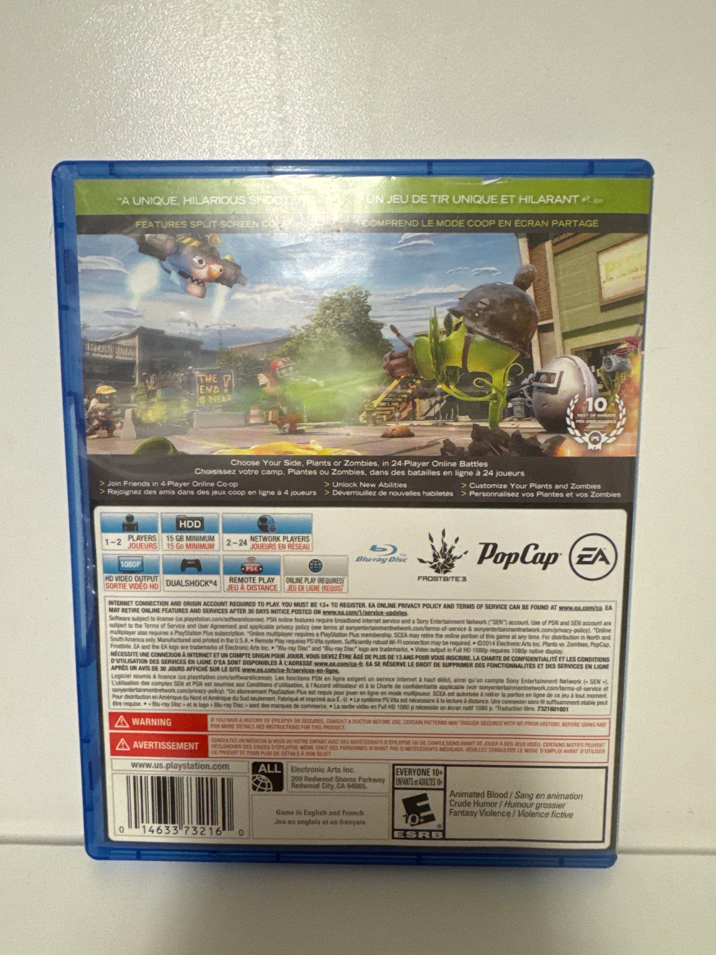 Plants vs. Zombies: Garden Warfare - Playstation 4