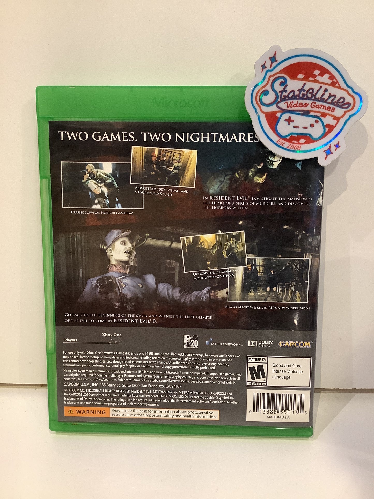 Resident Evil Origins Collection - Xbox One