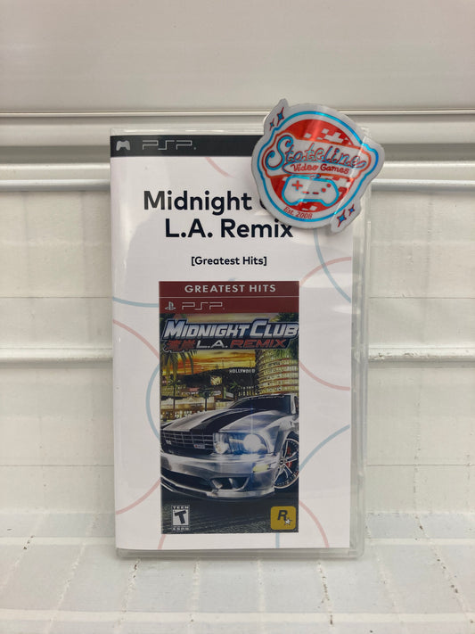Midnight Club LA Remix [Greatest Hits] - PSP